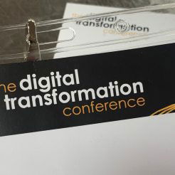 Digital Transformation Conference lanyard card