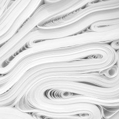 Reams of paper stacked on top of each other