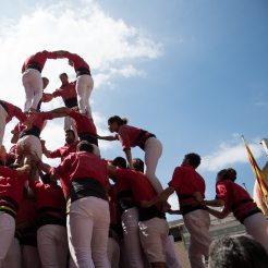 human pyramid Spain