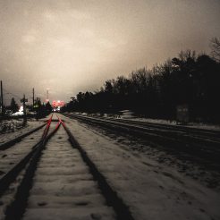 Railway tracks illustrating Ruby on Rails software development