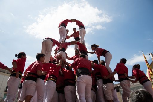 human pyramid Spain